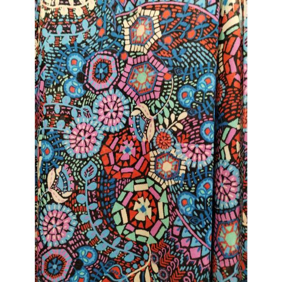 NWT Swimsuits For All Women's Size 14/16 Sheer Colorful Bathing Suit Coverup - Picture 2 of 6